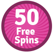Get an exclusive welcome offer of 50 Spins!